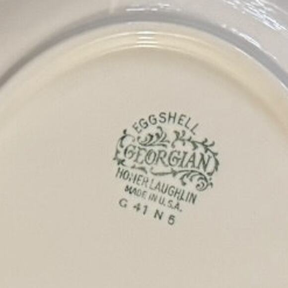 Vintage Homer Laughlin Eggshell Georgian Gold Trimmed Serving Platter G41N5 - Picture 4 of 4